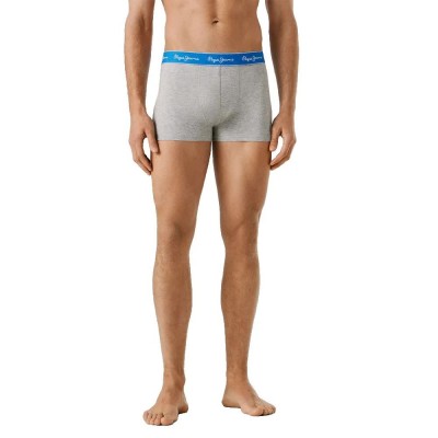 боксерки,мъжко,бельо,pepe,jeans,pmu100008,trunk,boxers,3,units,grey,(marl,grey)