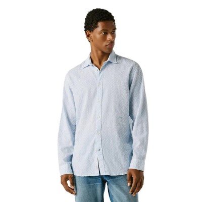 риза,с,дълъг,ръкав,дамски,ризи,мъжки,ризи,pepe,jeans,portland,long,sleeve,shirt,blue,(bleach,blue)