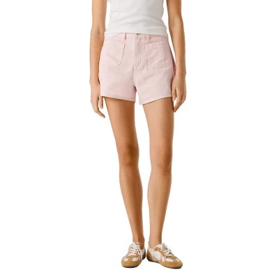 къси,панталони,мъжки,панталони,дамски,панталони,pepe,jeans,rachel,high,waist,denim,shorts,pink,(pale,pink)