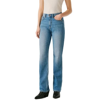 мъжки,панталони,дамски,панталони,pepe,jeans,robyn,straight,fit,high,waist,jeans,blue,(authentic,sky,blue)