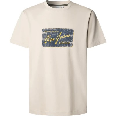 тениска,мъжки,тениски,дамски,тениски,pepe,jeans,suen,short,sleeve,t,shirt,beige,(malt,beige)