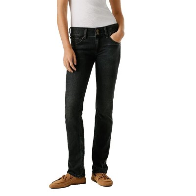 мъжки,панталони,дамски,панталони,pepe,jeans,venus,slim,fit,low,waist,jeans,black,(faded,deep,black)