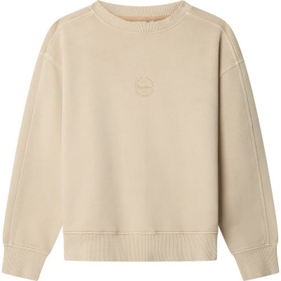 блуза,детски,блузи,pepe,jeans,william,sweatshirt,beige,(stucco,white)