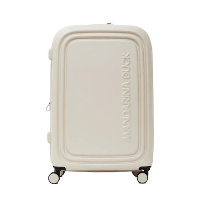 куфари,mandarina,duck,logoduck,+,szv33,trolley,bag,beige,(white,mocha)