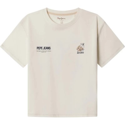 тениска,мъжки,тениски,дамски,тениски,pepe,jeans,cutbert,short,sleeve,t,shirt,beige,(mousse,white)
