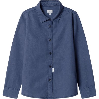 риза,с,дълъг,ръкав,дамски,ризи,мъжки,ризи,pepe,jeans,daniel,long,sleeve,shirt,blue,(beat,blue)
