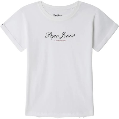 тениска,мъжки,тениски,дамски,тениски,pepe,jeans,genesis,short,sleeve,t,shirt,white,(white)