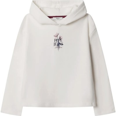 суичър,детски,блузи,pepe,jeans,georgia,hoodie,white,(mousse,white)