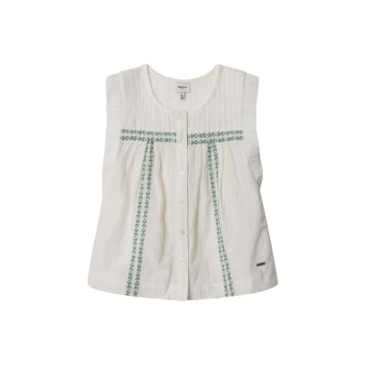 потник,дамски,ризи,мъжки,ризи,pepe,jeans,hetty,sleeveless,shirt,white,(mousse,white)