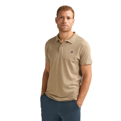 дамски,блузи,с,яка,мъжки,блузи,с,яка,petrol,industries,m,ros,pol002,short,sleeve,polo,beige,(light,tan)