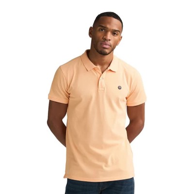 дамски,блузи,с,яка,мъжки,блузи,с,яка,petrol,industries,m,ros,pol002,short,sleeve,polo,orange,(tropical,orange)