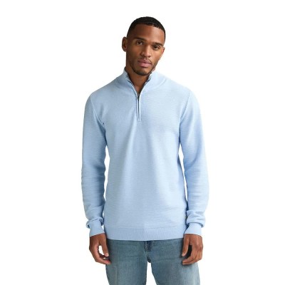 блуза,мъжки,пуловери,дамски,пуловери,petrol,industries,m,1060,kwc204,half,zip,sweater,blue,(sky)