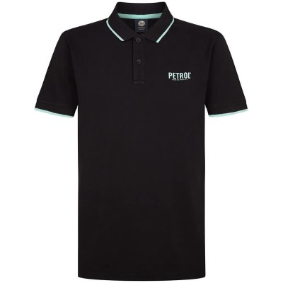 дамски,блузи,с,яка,мъжки,блузи,с,яка,petrol,industries,m,1060,pol216,short,sleeve,polo,black,(black)