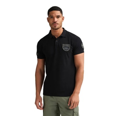 дамски,блузи,с,яка,мъжки,блузи,с,яка,petrol,industries,m,1060,pol946,short,sleeve,polo,black,(black)