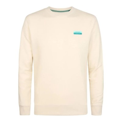 блуза,мъжки,пуловери,petrol,industries,m,1060,swr202,sweatshirt,beige,(seashell)