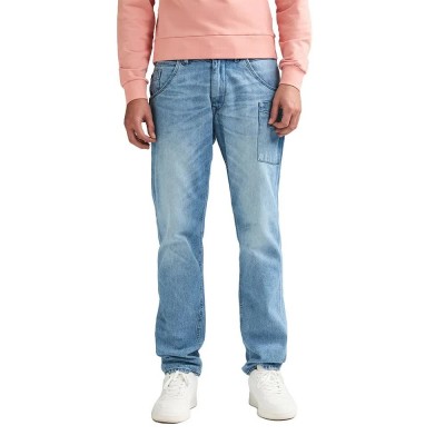 дънки,мъжки,панталони,дамски,панталони,petrol,industries,riot,tapered,fit,jeans,blue,(bright,indigo)