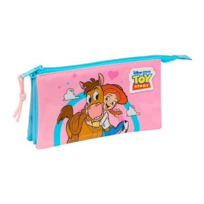 канцеларски,принадлежности,safta,jessie,22x12x3,cm,triple,pencil,case,pink,(multicolor)