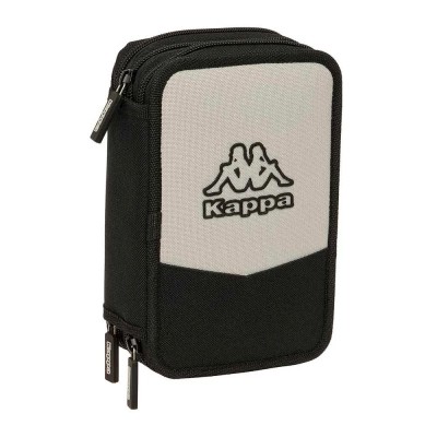 канцеларски,принадлежности,safta,kappa,grey,12.5x19.5x5.5,cm,triple,pencil,case,black,(multicolor)