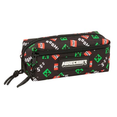 ученически,принадлежности,safta,minecraft,22x8.5x6,cm,triple,pencil,case,black,(multicolor)