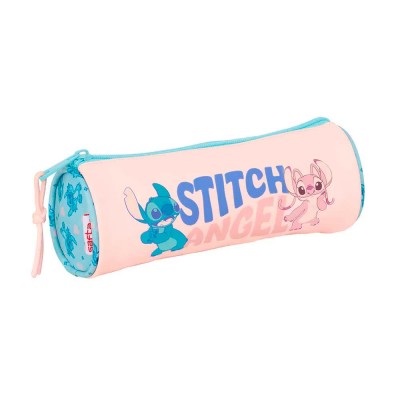 ученически,принадлежности,safta,stitch,ohana,20x7x7,cm,pencil,case,pink,(multicolor)