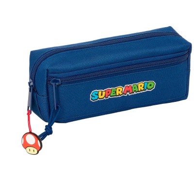 канцеларски,принадлежности,safta,super,mario,22x8.5x6,cm,triple,pencil,case,blue,(multicolor)