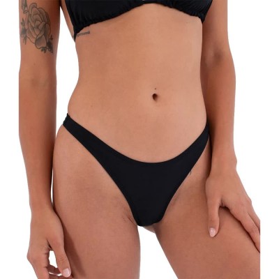 дамски,бански,костюми,hurley,chekiest,solid,bikini,bottom,black,(black)