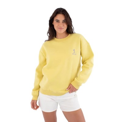 блуза,дамски,блузи,hurley,crew,nereida,island,sweatshirt,yellow,(macadamia)