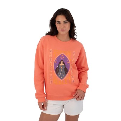 блуза,дамски,блузи,hurley,crew,persephone,sweatshirt,orange,(roulette)