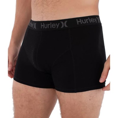 боксерки,мъжко,бельо,hurley,muneu0001,boxers,3,units,black,(black)