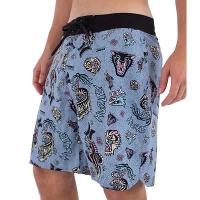 бански,гащета,мъжки,бански,костюми,hurley,phantom,art,18´´,swimming,shorts,blue,(worker,blue)