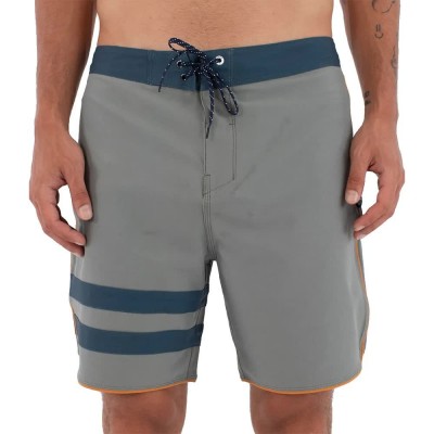 бански,гащета,мъжки,бански,костюми,hurley,phantom,eco,block,party,solid,18´´,swimming,shorts,grey,(great,white)