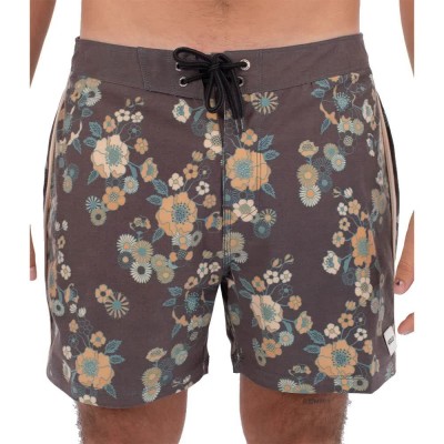 бански,гащета,мъжки,бански,костюми,hurley,phantom,naturals,sessions,16´´,swimming,shorts,brown,(black)