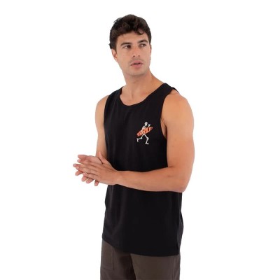 тениска,мъжки,тениски,дамски,тениски,hurley,printing,press,flamengue,sleeveless,t,shirt,black,(black)