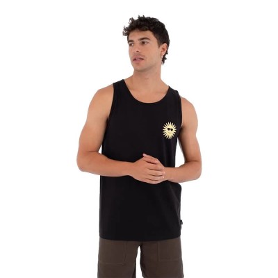 тениска,мъжки,тениски,дамски,тениски,hurley,printing,press,fomo,sleeveless,t,shirt,black,(black)