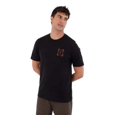 тениска,мъжки,тениски,дамски,тениски,hurley,printing,press,savage,short,sleeve,t,shirt,black,(black)