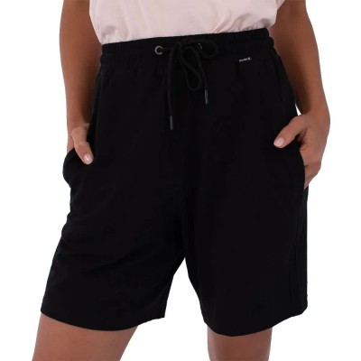 къси,панталони,мъжки,панталони,дамски,панталони,hurley,script,sweat,shorts,black,(black)