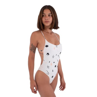 бански,костюм,дамски,бански,костюми,hurley,urban,tide,swimsuit,white,(urban,bone)