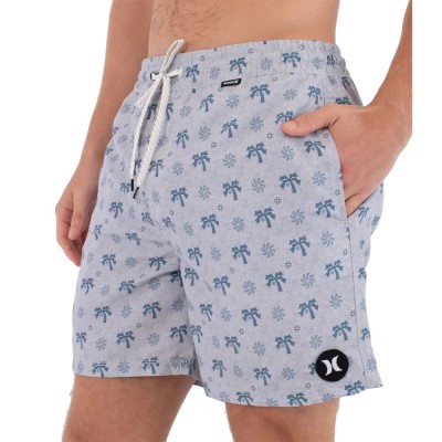 бански,гащета,мъжки,бански,костюми,hurley,volley,icon,printing,press,coconut,swimming,shorts,grey,(bone)
