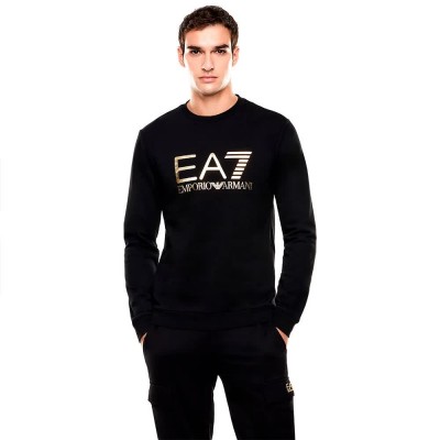 блуза,мъжки,пуловери,ea7,emporio,armani,7m002278,af22266,sweatshirt,black,(black,gold)