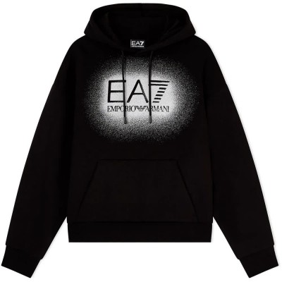 блуза,дамски,блузи,ea7,emporio,armani,7w000944,af10377,sweatshirt,black,(black,silver)