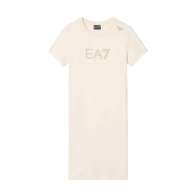 рокля,дамски,поли,и,рокли,ea7,emporio,armani,evolution,short,sleeve,dress,beige,(fog)