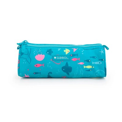 канцеларски,принадлежности,gabol,acqua,triple,pocket,pencil,case,blue,(turquesa)