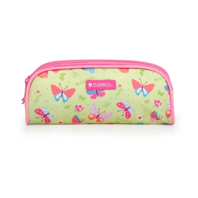 канцеларски,принадлежности,gabol,bouquet,double,pocket,pencil,case,green,(pistacho)