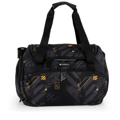 ученически,принадлежности,gabol,bugs,triple,pocket,with,handle,pencil,case,black,(negro)