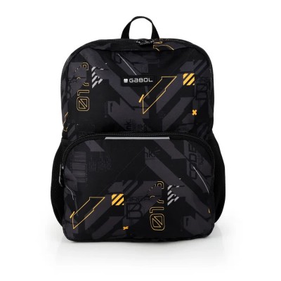 ученически,принадлежности,gabol,byte,double,pocket,pencil,case,black,(negro)