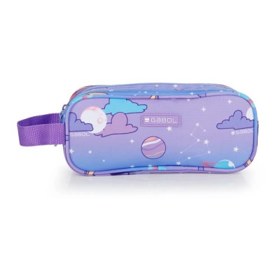 ученически,принадлежности,gabol,cosmos,triple,pocket,pencil,case,purple,(lila)