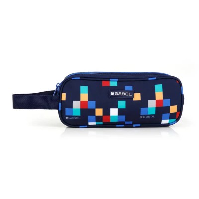 канцеларски,принадлежности,gabol,cubik,triple,pocket,pencil,case,blue,(azul,marino)
