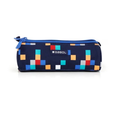 канцеларски,принадлежности,gabol,cubik,triple,pocket,pencil,case,blue,(azul,marino,marino)