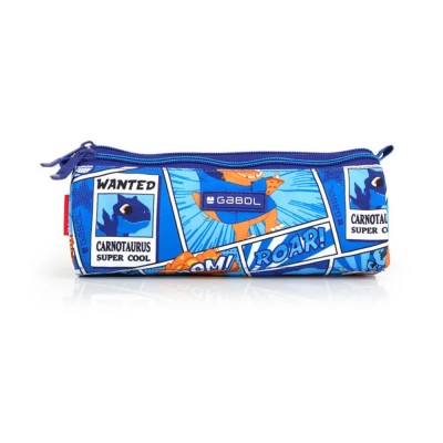 канцеларски,принадлежности,gabol,dino,triple,pocket,pencil,case,blue,(azul)