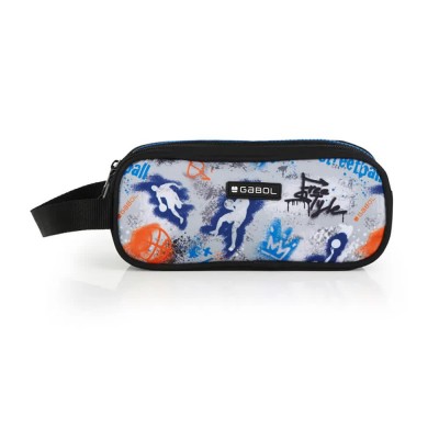 канцеларски,принадлежности,gabol,freedom,triple,pocket,pencil,case,white,(gris)